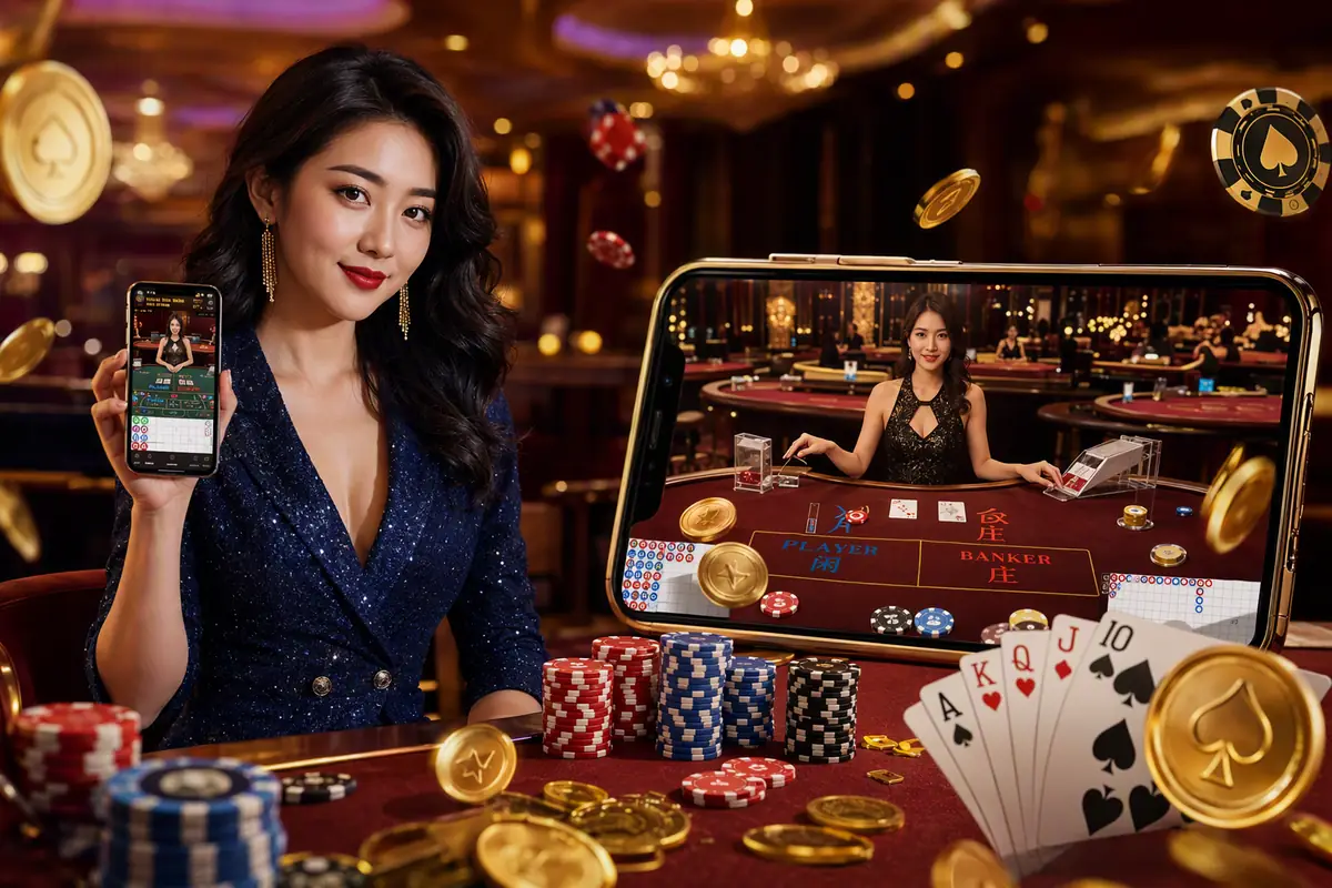lemon888 Casino dealer langsung permainan baccarat